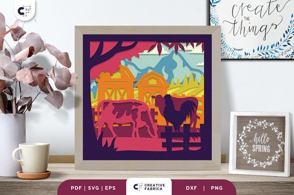 Bringing the Farm to Life: A Review of the Farm Village 3D Layered Paper Cut
