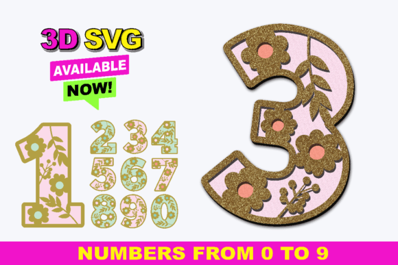 Choosing the Right Boho Numbers 3D SVG for Your Crafting Projects