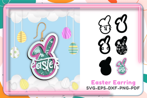 Crafting 3D Layered Easter Bunny Earrings with SVG