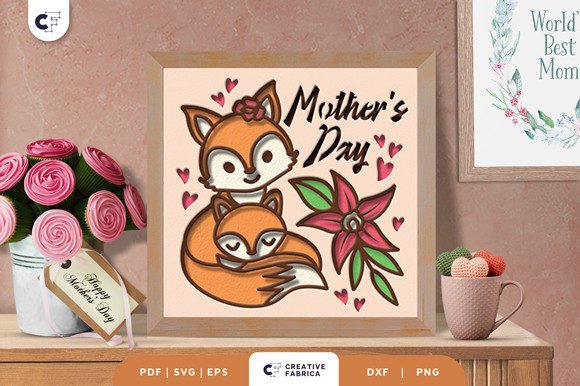 Crafting Connection: A Practical Guide to the Mama and Baby Fox 3D Shadow Box