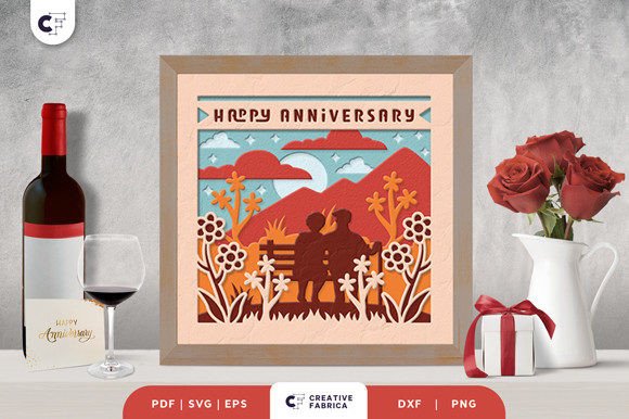 Crafting Timeless Love: A Beginner's Guide to 3D Paper Cut Anniversary Shadow Boxes