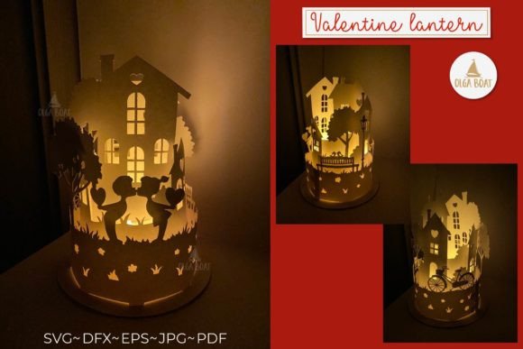 Elevate Valentine's Design with 3D Lanterns