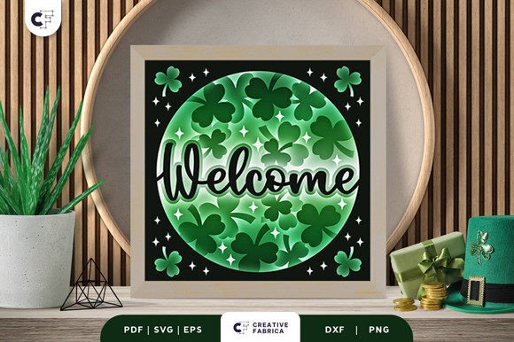 Elevating Seasonal Narratives: The Strategic Value of the Welcome St. Patricks Day 3D Shadow Box