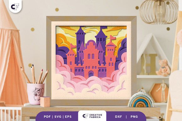Evaluating the Castle 3D Layered Paper Cut SVG for Professional Shadow Box Projects