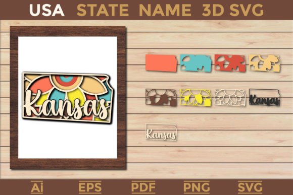 Evaluating the Kansas USA State 3D SVG Paper Cut Collection for Creative Projects