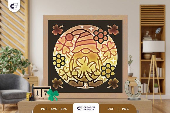 Evaluating the Shamrock Gnome 3D Shadow Box for Seasonal Crafting