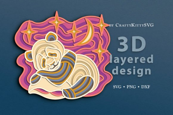 Evaluating the Sleeping Panda 3D Layered SVG Cut File for Multi-Material Projects