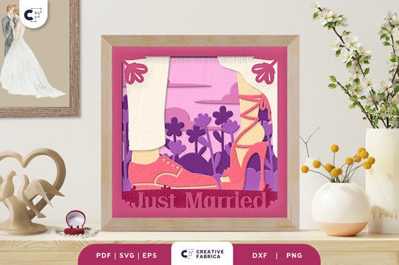 Evaluating the Wedding Couple Shoes 3D Paper Cut SVG for Custom Decor