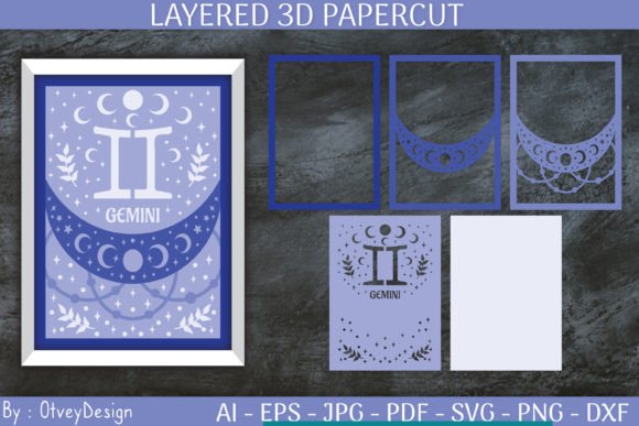 Gemini Celestial 3D Layers: Design & Decor Ideas