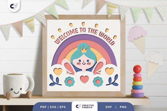 Strategic Design and Lasting Impact: The Welcome to the World 3D Shadow Box SVG