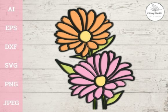 Unlocking Creative Potential with High-Quality Flowers 3D SVG Designs